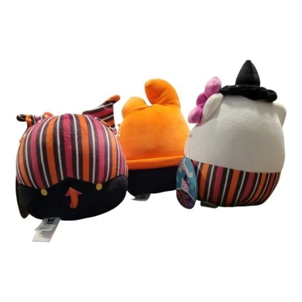 Squishmallows Sanrio Halloween Plush Set Kids 8in Multicolor New Hello Kitty 3pk